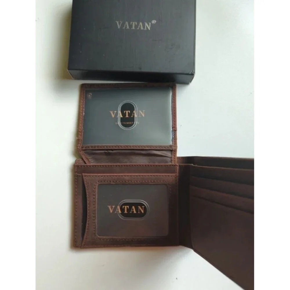 Man's leather wallet